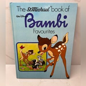 Vintage The St. Michael Book Walt Disney Favourites Bambi Hardcover Book 1978
